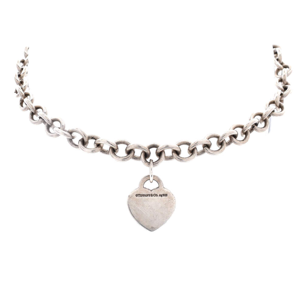 Tiffany & Co. Return To Tiffany Heart Tag Choker Necklace